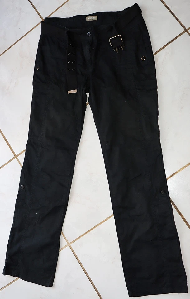 Jean noir femme "In Extenso" - Taille 40 - Bon état - Photo 2/4