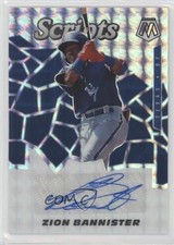 2021 Panini Mosaic Scripts Zion Bannister #SCR-ZB Auto 14xw