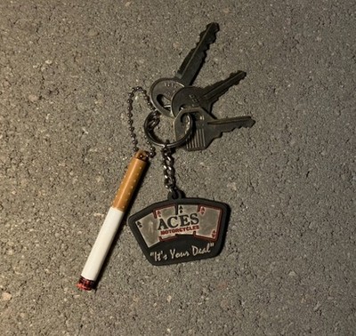 Smoldering Cigarette Keychain