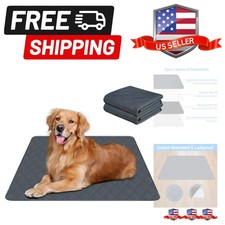 Washable Pee Pads for Dogs, Reusable, Absorbent, Leakproof, Non Slip Pet Pupp...