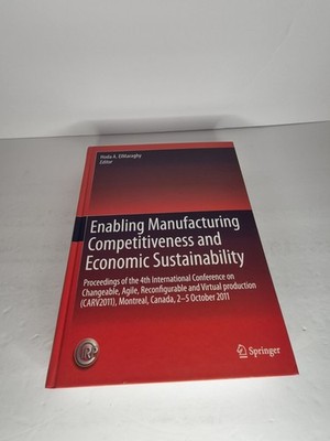 Hardcover Enabling Manufacturing Competitiveness & Economic Sustainability Book