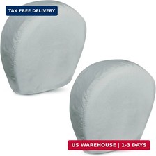 2 Pack Trailer Tire Covers, Waterproof Anti-UV Tough Wheel Covers Protector for