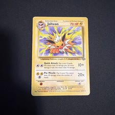 Jolteon Pokémon TCG Jungle Regular Rare Card 20/64