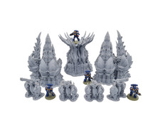 Hive Command Terrain - 3D Printed Scenery Compatible With Tyranids WH 40k
