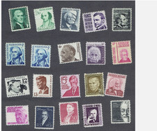 US Stamps  # 1278 - 1295 Prominent Americans Set of 20. MNH 1965  to 1979
