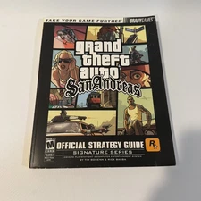 BradyGames Grand Theft Auto San Andreas Official Strategy Guide with Map Poster