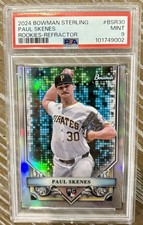 2024 Bowman Sterling - Rookie Paul Skenes #BSR-30 Refractor /199 PSA 9 (RC)