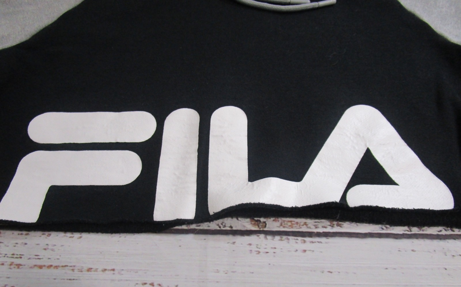 Felpa FILA nera grigia cropped bianca Spellout felpa con cappuccio pullover donna media