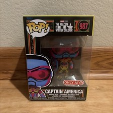 Funko Pop! Vinyl: Marvel - Captain America (Black Light) Target (Exclusive) #987