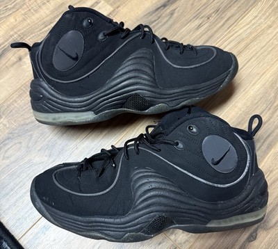 ((Last Call Read)) Nike Air Penny 2 Blackout Men Size 11.5 2009 Triple Black