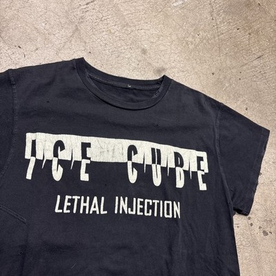   Ice Cube Lethal Injection Madeworn Rap T-Shirt Size L 19x25.5