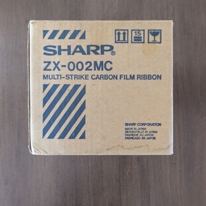 Sharp ZX-002MC Carbon Film Ribbon Lot of 6 Copier Printer Cartridges Japan *Read