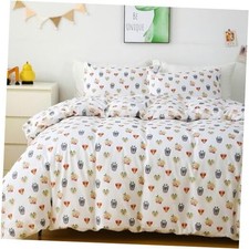 Duvet Cover Set Animal White 100 Cotton Duvet Cover for Kids Cute Queen Dog