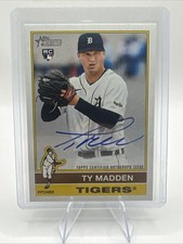 2025 Topps Heritage High Number - Real One Autographs Ty Madden #ROA-TM (AU, RC)