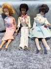 vtg barbie lot of 3 midge japan date night wig 60’s with clothes READ