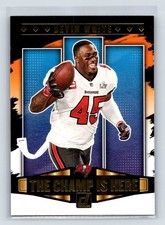 Devin White 2021 Donruss #CIH-12 The Champ Is Here Tampa Bay Buccaneers C54
