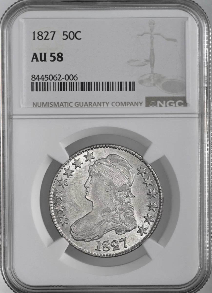 Grade AU 58 US Early Half Dollar Coins (1794-1839) for sale | eBay