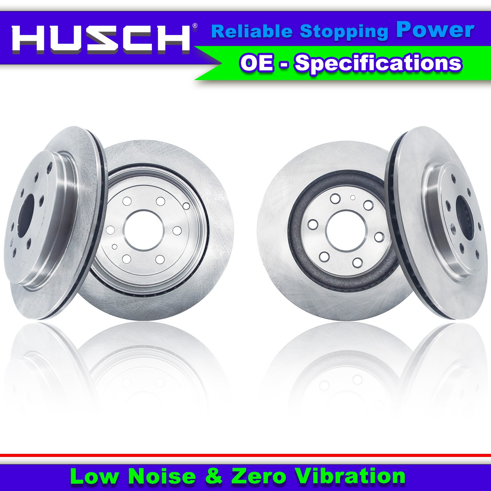 Front & Rear Disc Brake Rotors Kit for BUICK/CHEVROLET/GMC/SATURN