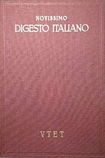 NOVISSIMO DIGESTO ITALIANO 28 volumi - Utet