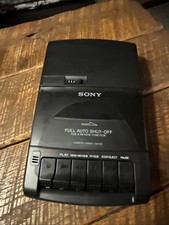 Sony Cassette Corder Portable Tape Recorder Player TCM-929 - Tested Working