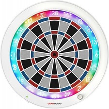 GRAN BOARD 3s White Edition Bluetooth Smartphone Link Electronic Dart Board Onli