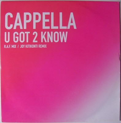 Cappella - U Got 2 Know - Vinyl Record 12 - E4593z