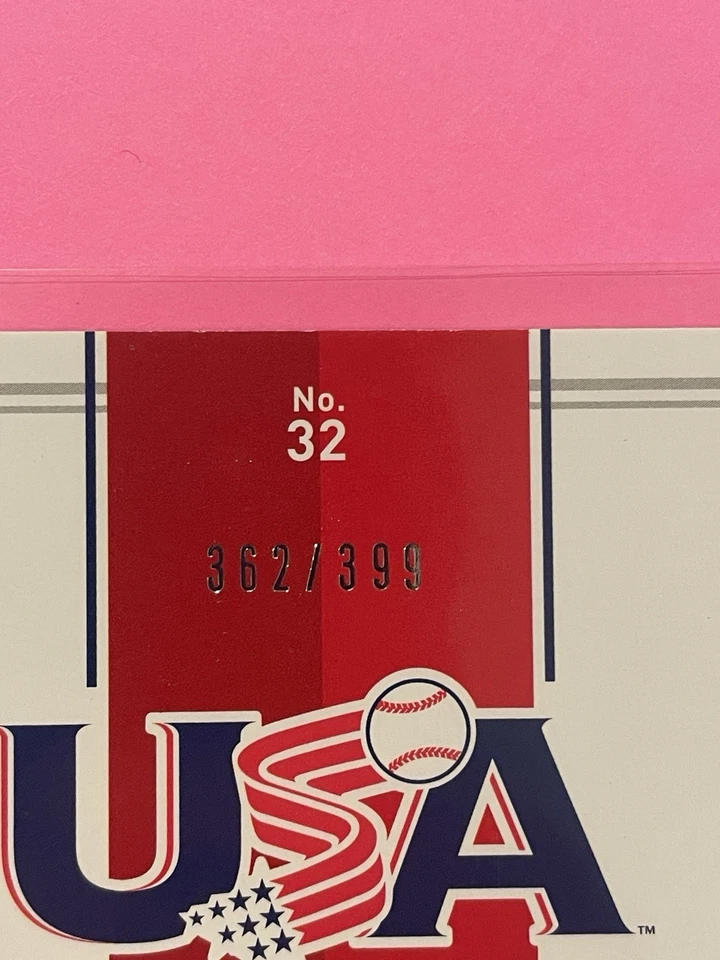 2017 Panini USA Baseball Stars & Stripes Dylan Castaneda Auto /399 #32 Baseball - Image 3 of 3