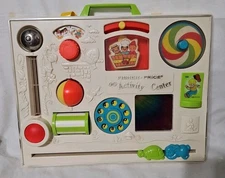 Vintage Fisher Price Activity Center Busy Board Baby Toddler