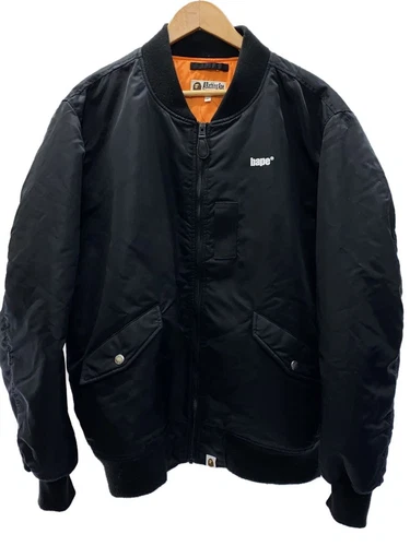 A BATHING APE (BAPE) Giacca A BATHING APE MA1 nera XL usata