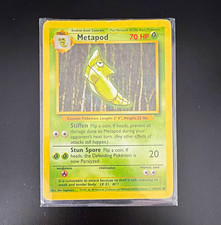 Wizards Pokémon TCG Metapod 54/102 Base Set 1999 Common Unlimited 70HP