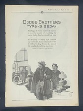 Magazine Ad - 1924 - Dodge Brothers Motor Cars - Detroit Mi - Type-b Sedan Magazine Ad - 1924 - Dodge Brothers Motor Cars - Detroit Mi - Type-b Sedan