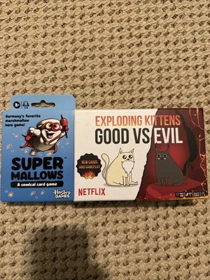 Exploding Kittens: Good vs Evil & Super Mallows Card Game