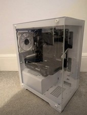 High end custom all white gaming pc specs listed in description 
