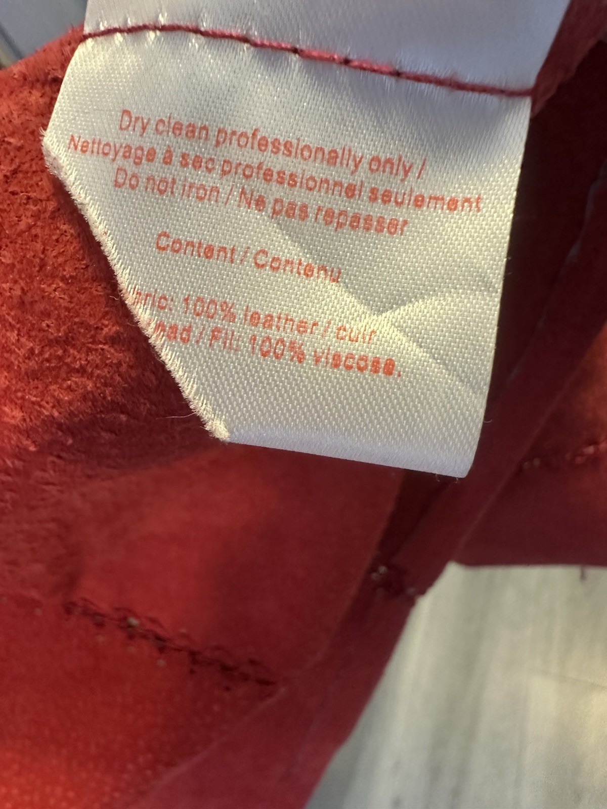 Red Suede Whipstitch Jacket By Ameri Mode, Cowboy… - image 7