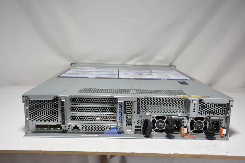 LENOVO IBM SR650 2x Xeon Gold 6152 44C 2.10GHz 256GB 12x6TB SAS 12g 930-16i - Image 2 of 2