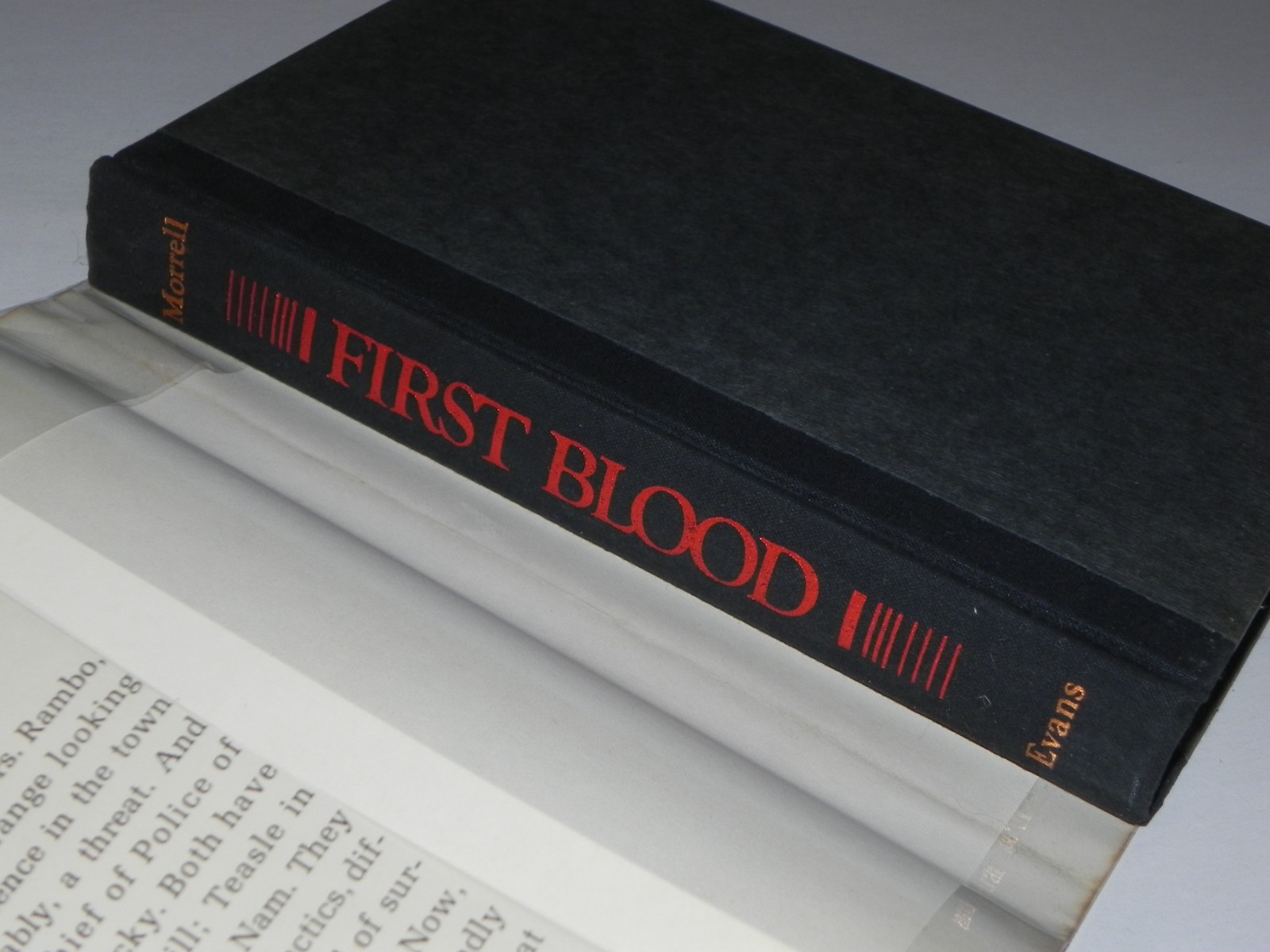 First Blood - David Morrell - 1972 - First Edition HC/DJ RAMBO 1st/1st