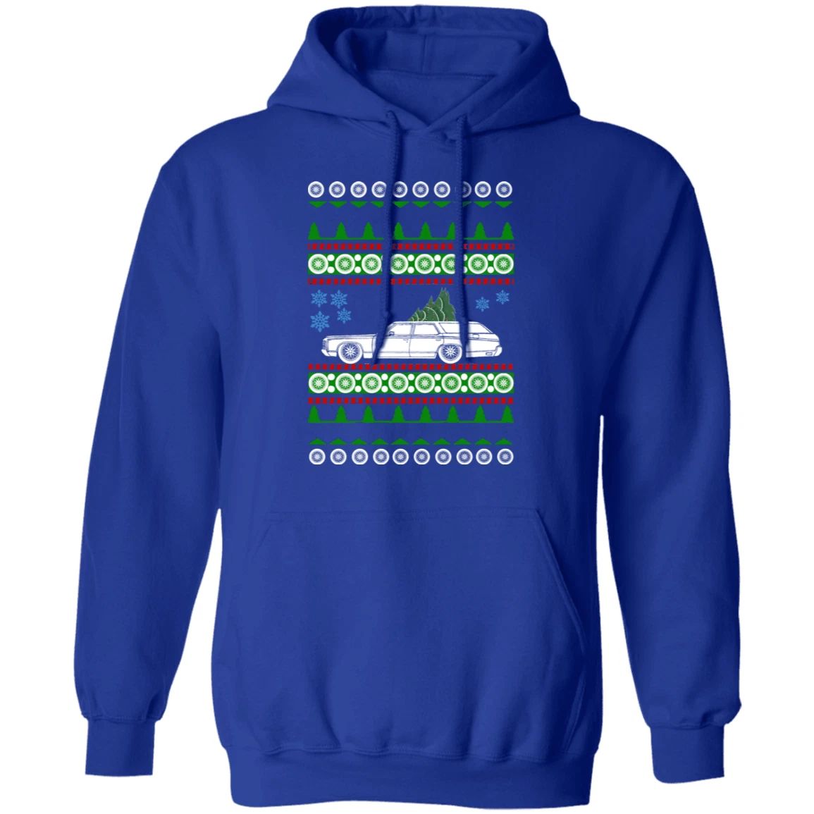Chevy Kingswood Wagon Hoodie ugly christmas sweater