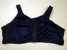NWOT Leading Lady 52 B/C/D Zig Zag Weave Leisure Soft Cup Bra 151 Blue 92412