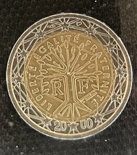 2 EURO Stempelglanz Frankreich 2000 | Republique Francaise Lebensbaum | UNC UNZ