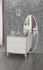 Komoda z lustrem meble nowoczesna komoda drewno pokój młodzieżowy biały nowy