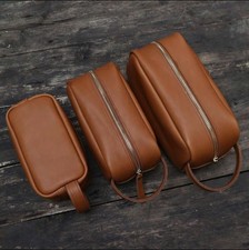 Premium Leather Dopp Kit   Personalized Men s...