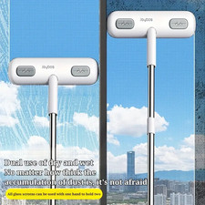 Magical window cleaning brush, extendable handle, screen cleaning brush tool, re