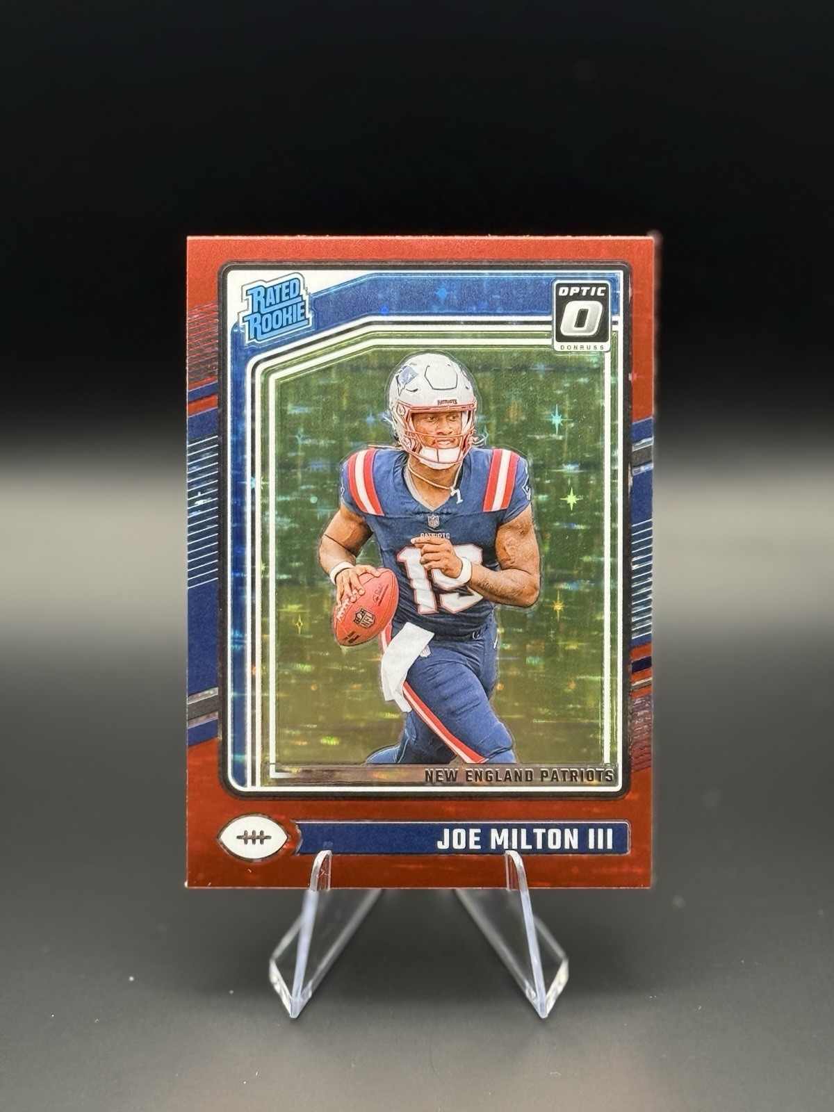 2024 Optic - Rated Rookie Joe Milton III #255 Red Stars SSP (RC) 🔥