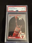 1990-91 Hoops Basketball Michael Jordan Card PSA 8 NM-MT #65 Chicago Bulls