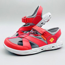 Columbia Techsun Wave Girls Sz 6 Youth Hiking Water Sport Coral Pink Sandals