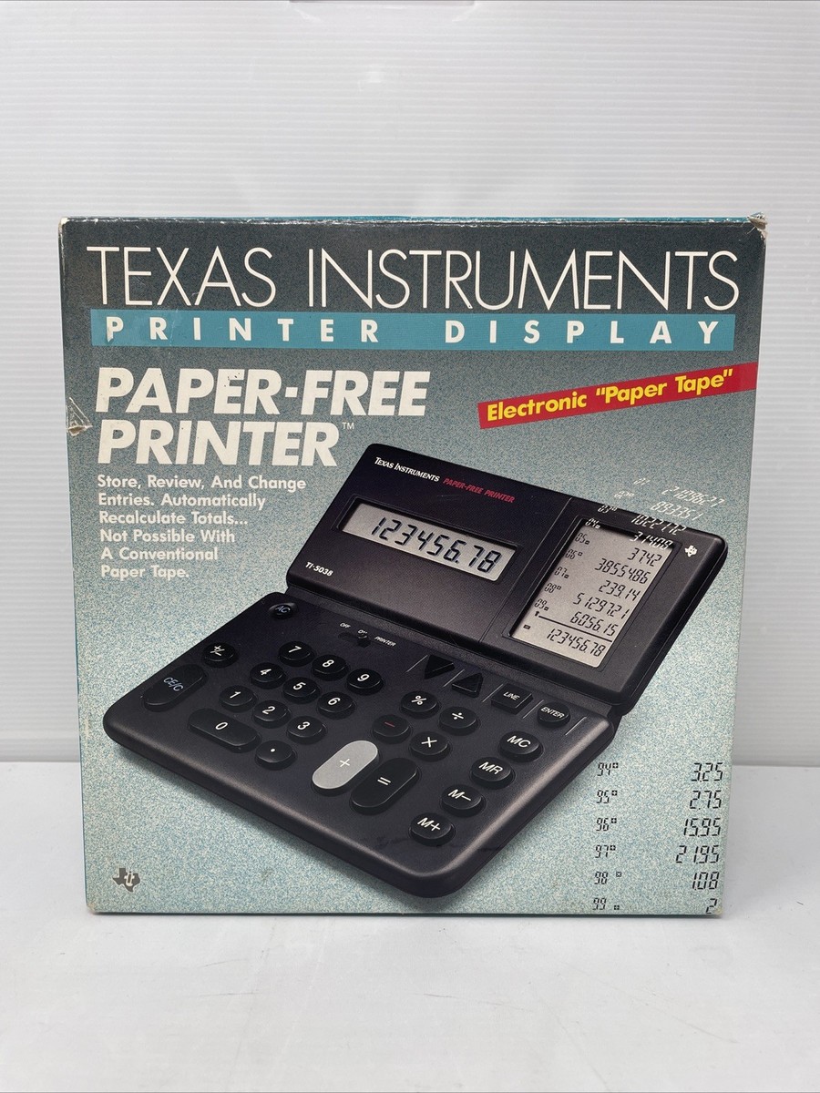 Texas Instruments: All'asta La Prima Calcolatrice Portatile Della Storia - 10