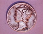 1930 MERCURY DIME***  127-6D