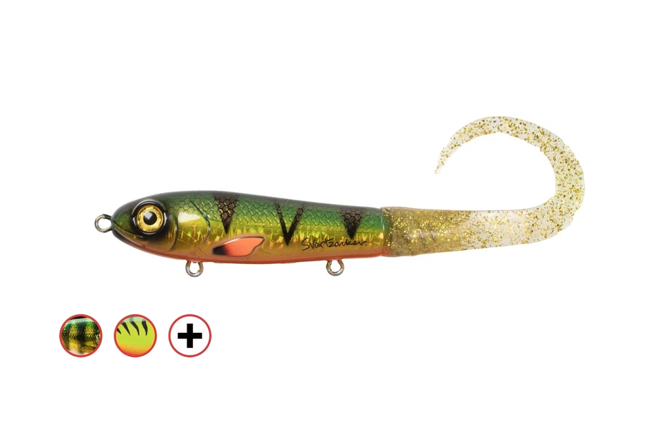 Svartzonker McTail Jr - Jerkbait Tailbait - 15,5cm - 35gr - alle Farben -