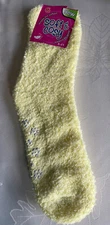 Non-Skid Soft & Cosy Yellow Slipper Socks 9-11