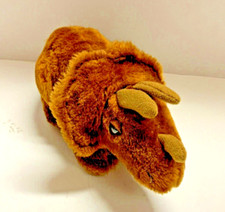 Vintage 1980 Dakin Triceratops Dinosaur Plush Stuffed Animal Rare Toy